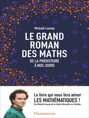 cover image of Le grand roman des maths. De la préhistoire à nos jours